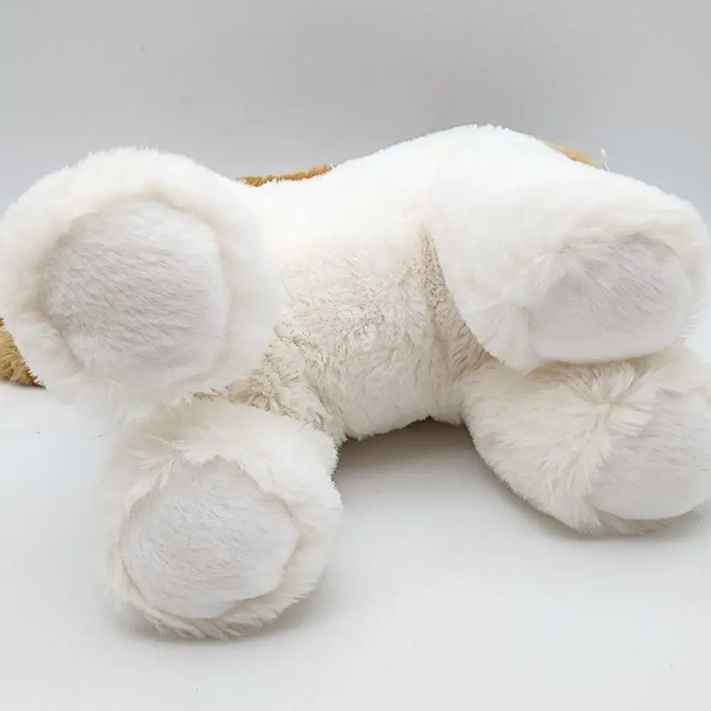 Plushies White Orange Tabby Plush Kitty Cat Purse Handbag Soft Stuffed Animal